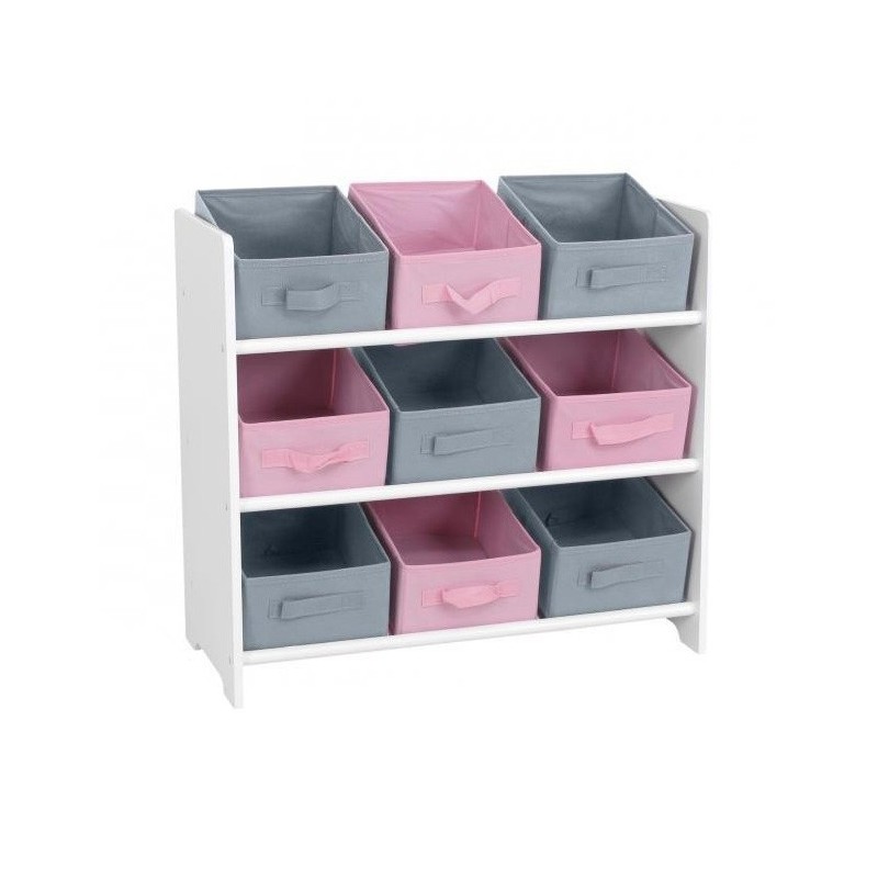 MUEBLE INFANTIL 9 HUECOS CON 9 CAJITAS