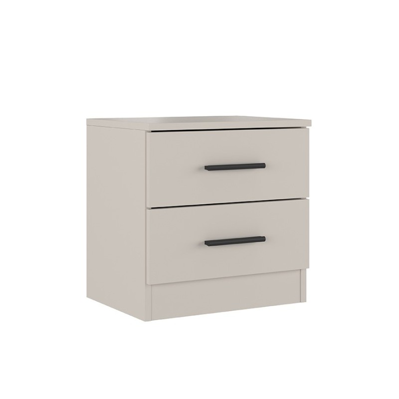 Mesita de noche 2 cajones Aura