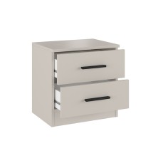 Mesita de noche 2 cajones Aura