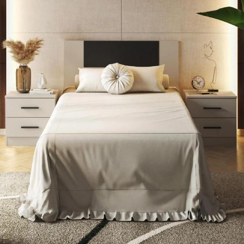 Dormitorio Juvenil Aura + 2 Mesitas 2 cajones