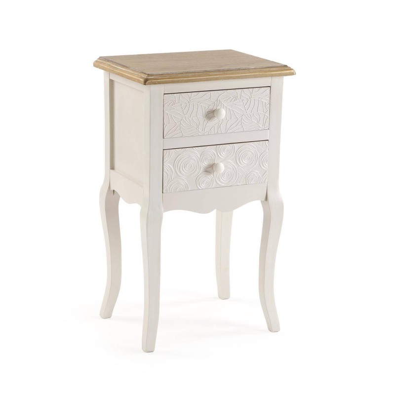 Mesita de noche 2 cajones Tenny