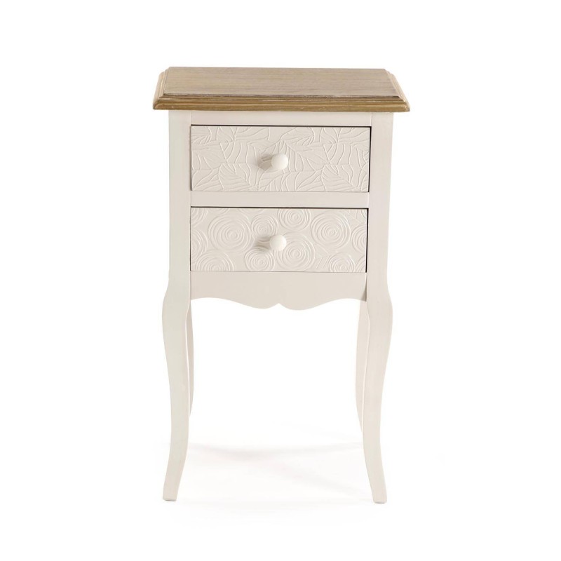 Mesita de noche 2 cajones Tenny