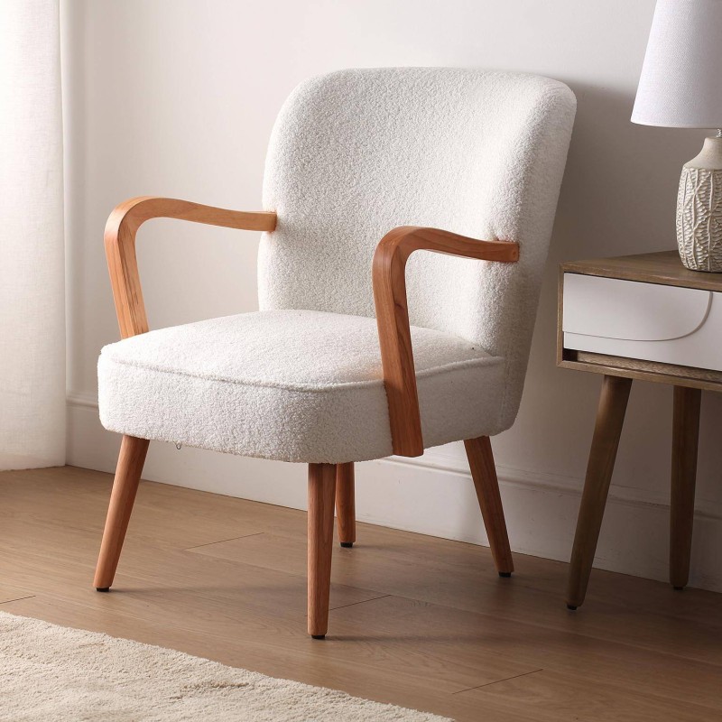 Sillón bajo con reposabrazos Kora