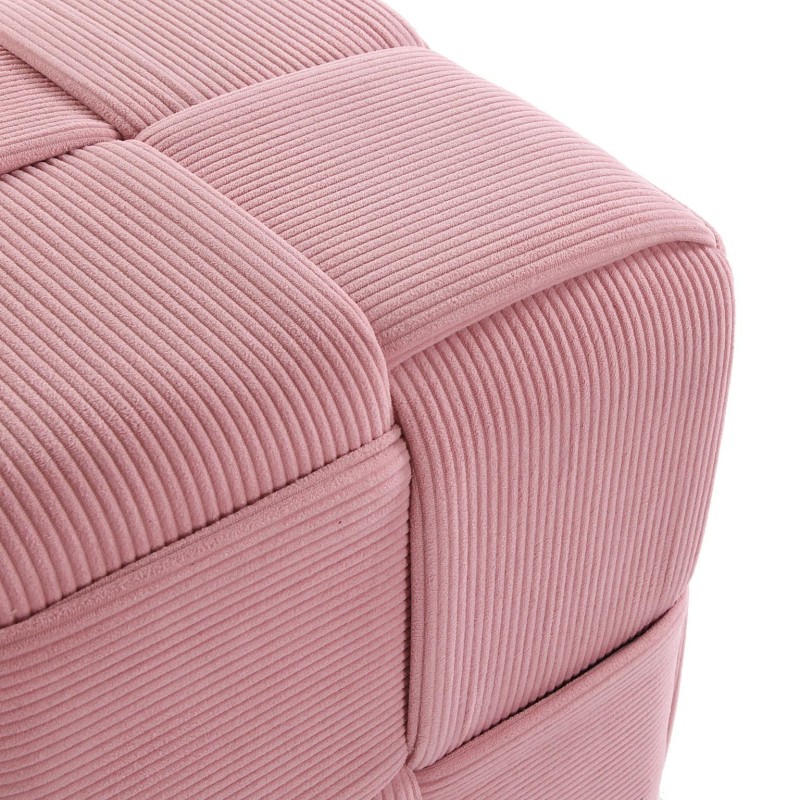 Puf cuadrado Corduroy