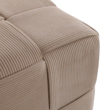 Puf cuadrado Corduroy