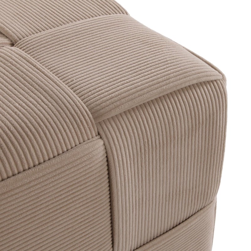 Puf cuadrado Corduroy