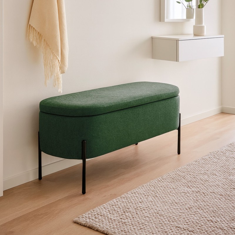 Pie de cama tapizado