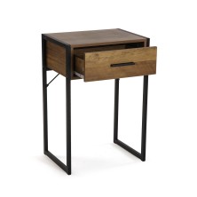 Mesita industrial con cajón