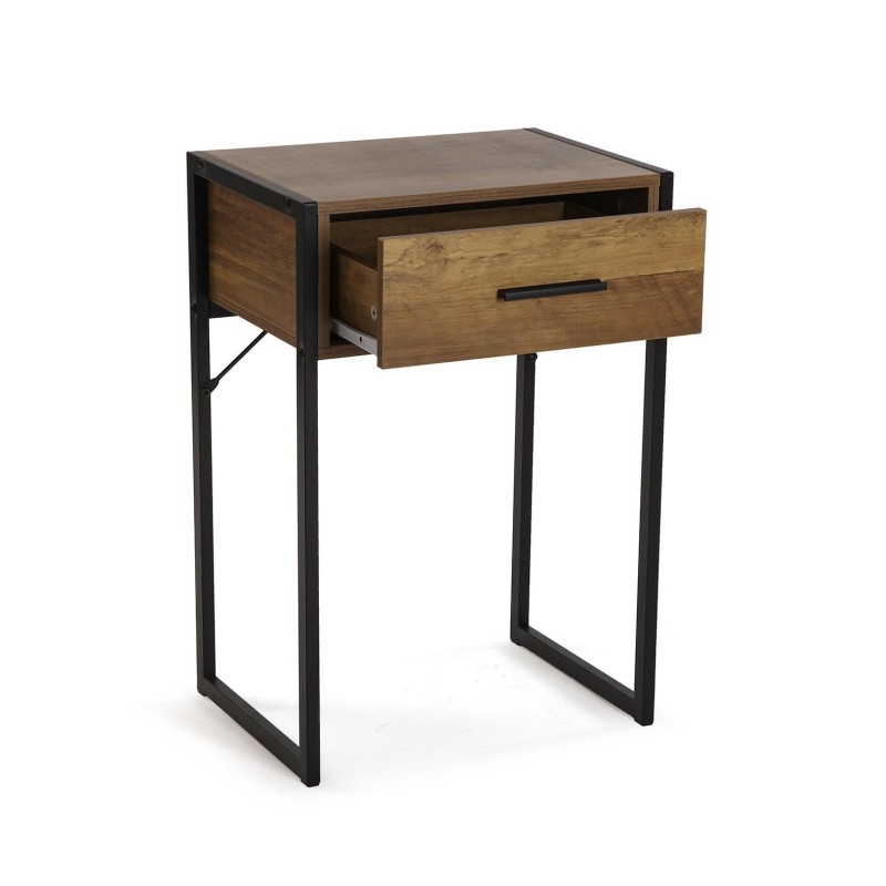 Mesita industrial con cajón