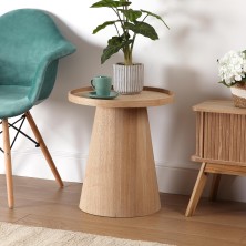 Mesa auxiliar redonda Eloy