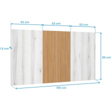 Cabecero +2 mesitas Arles