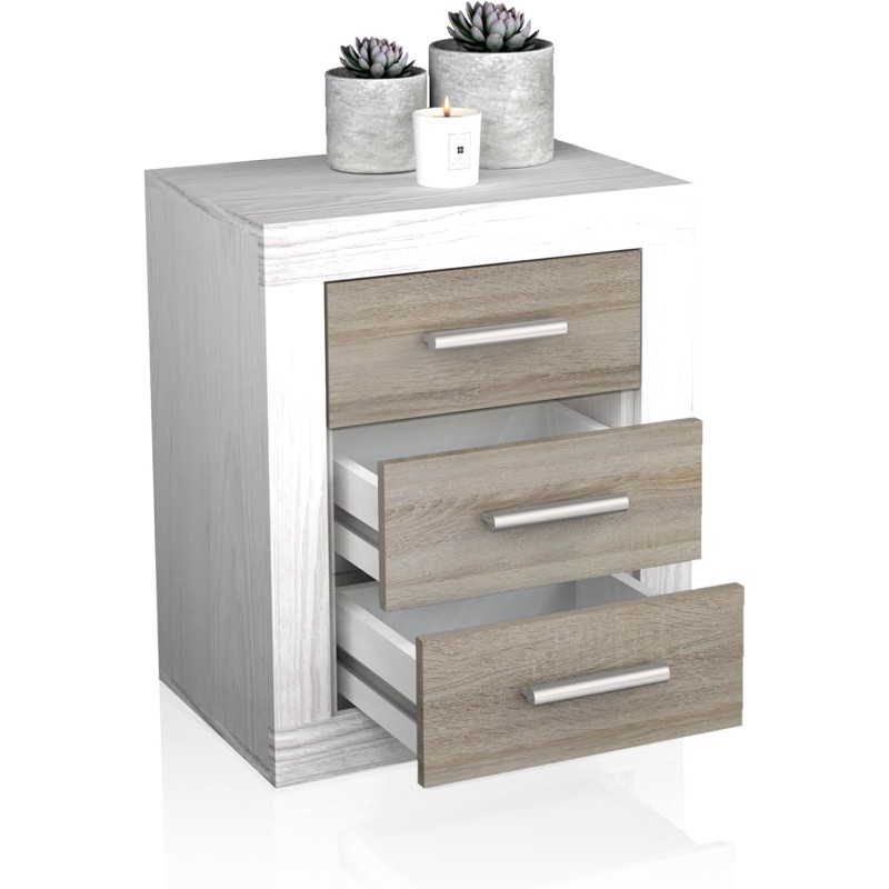 Mesita de noche Lara en Liquidación - Muebles Liquidator