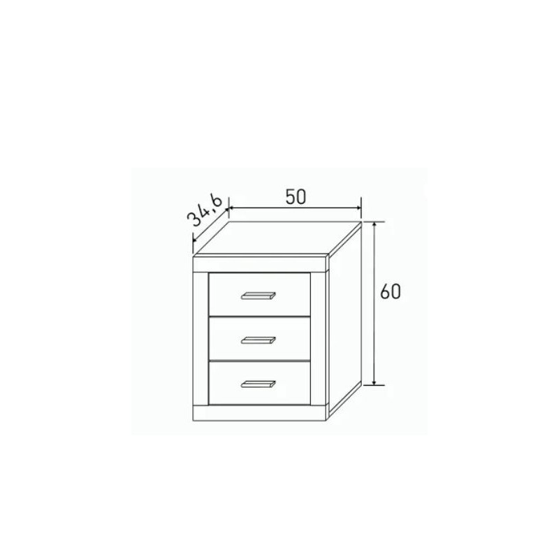 Cabecero Lara + 2 Mesitas Lara en Liquidación