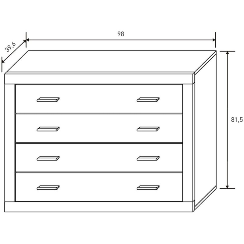 Cómoda Lara en Liquidación - Muebles Liquidator