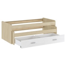 Cama compacta  + cama nido con cajonera Donald