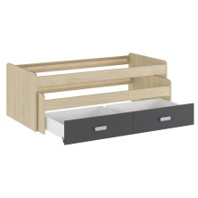 Cama compacta  + cama nido con cajonera Donald
