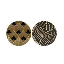 Set 2 mesas auxiliares rectangulares Art Deco