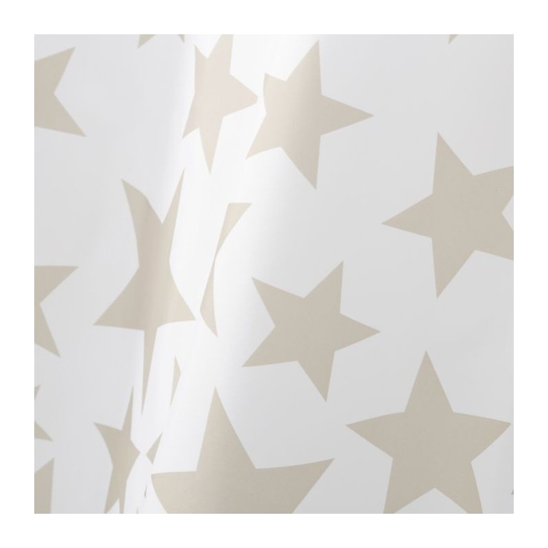 Cortina Baño Stars Beige en Liquidación - Muebles Liquidator
