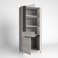 Vitrina 3 Puertas Odda en Liquidación - Muebles Liquidator