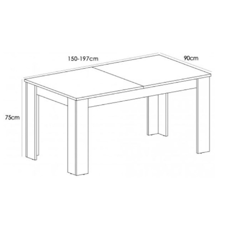 Mesa de comedor Elena en Liquidación - Muebles Liquidator