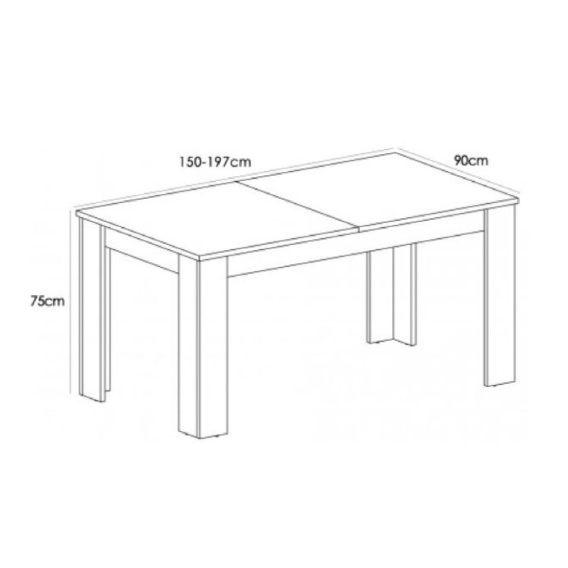 Mesa de comedor Elena en Liquidación - Muebles Liquidator