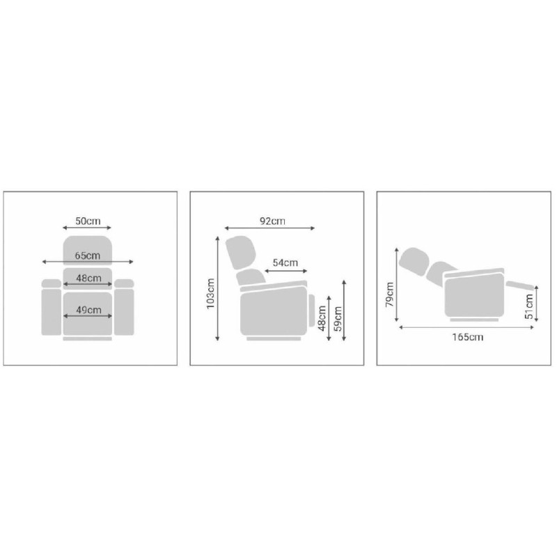 Butaca Osaka Reclinable en Liquidación - Muebles Liquidator