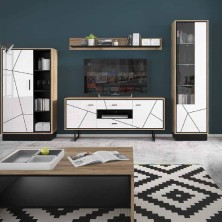 Vitrina 1 puerta Brolo en Liquidación - Muebles Liquidator