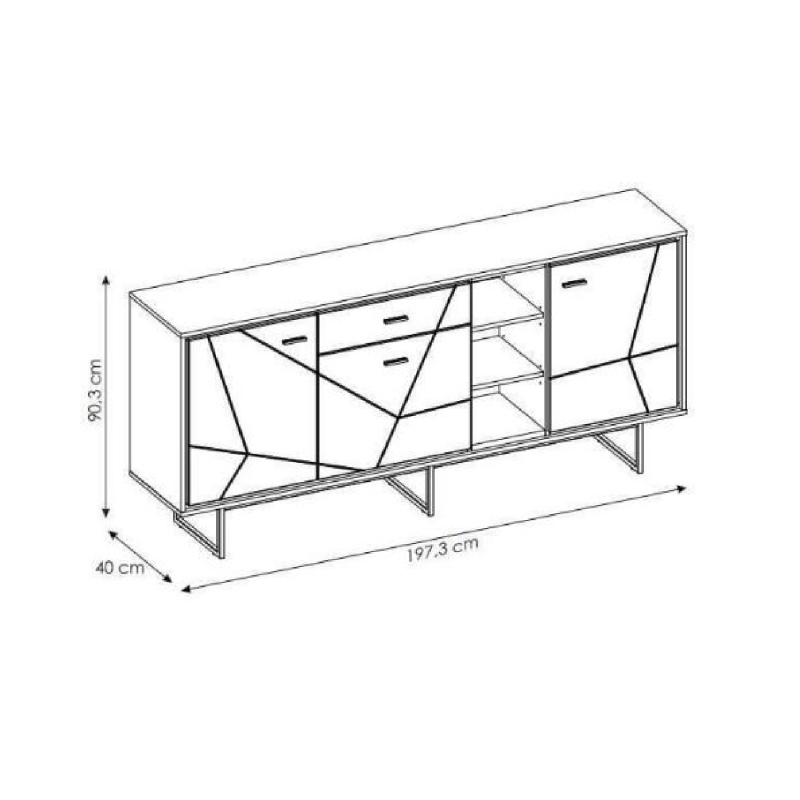 Aparador Brolo 197 en Liquidación - Muebles Liquidator
