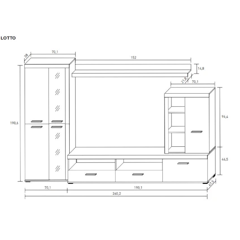 Salón Lotto en Liquidación - Muebles Liquidator