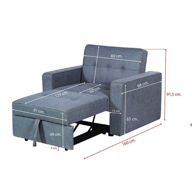 Sofá cama Izan 1 plaza