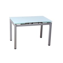 Mesa de cocina Modelo 70 extensible tapa de cristal