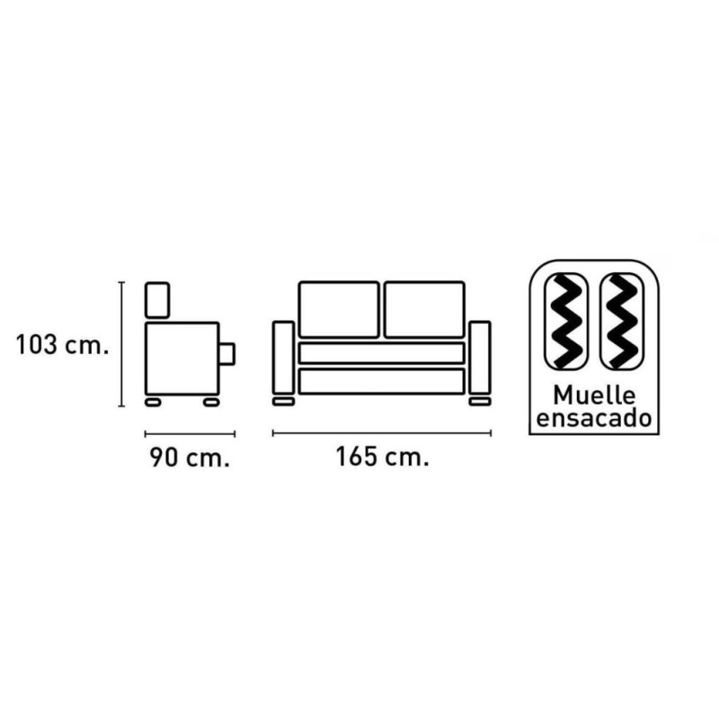 Sofa Duero 2 plazas