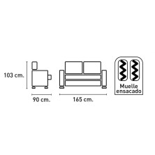 Sofa Duero 2 plazas