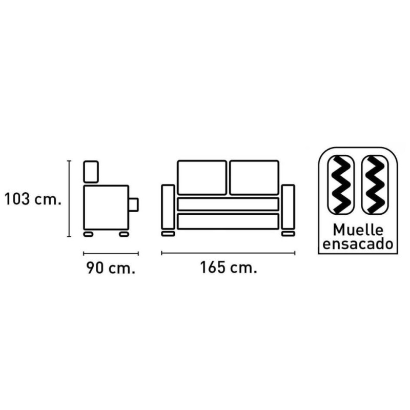 Sofa Duero 2 plazas