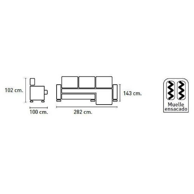 Chaiselongue cama Roma