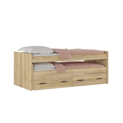 Cama compacto con cajonera Aura