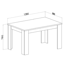 Mesa de comedor extensible Corfu