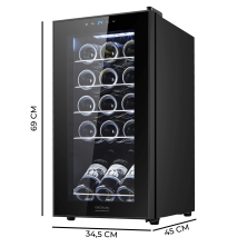 Bolero GrandSommelier 1550 Black Compressor