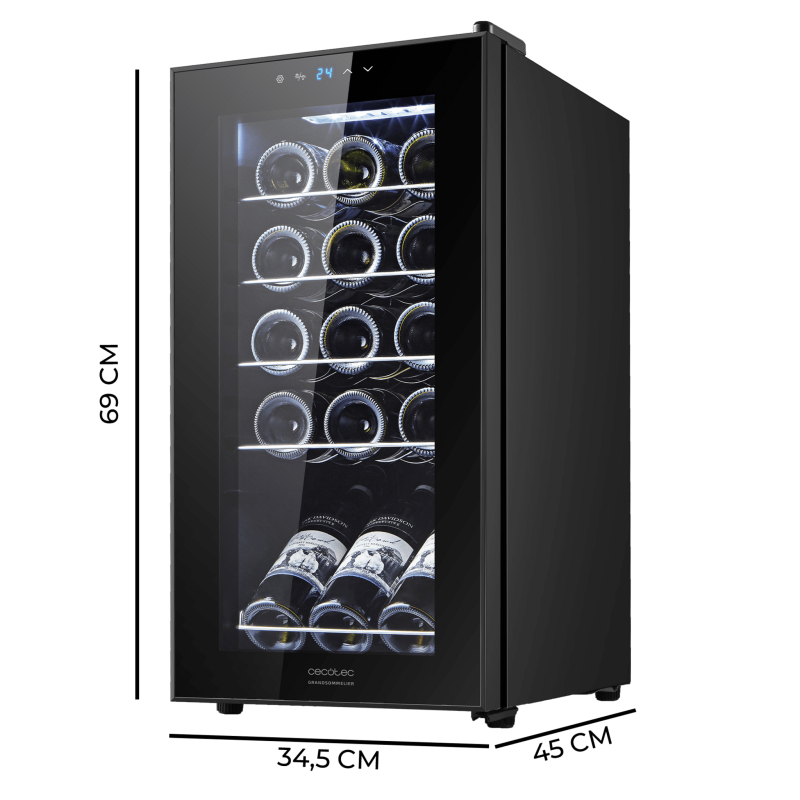 Bolero GrandSommelier 1550 Black Compressor