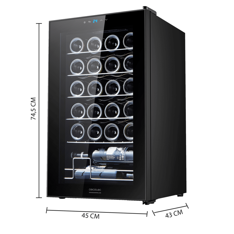 Bolero GrandSommelier 2450 Black Compressor