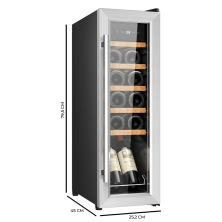 Bolero GrandSommelier 1250 CoolWood Compressor