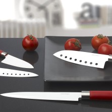 Set 4 cuchillos santoku con recubrimiento ceramico