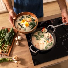 Olla baja Polka Fantasy 28 Low Pot Silver