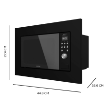 Microondas encastrable GrandHeat 2000 Built-In Black