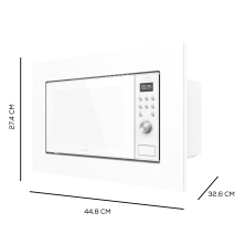 Microondas encastrable GrandHeat 2000 Built-In White