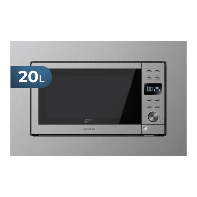 Microondas encastrable GrandHeat 2000 Built-In Steel Black