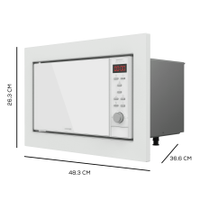 Microondas encastrable GrandHeat 2350 Built-In White