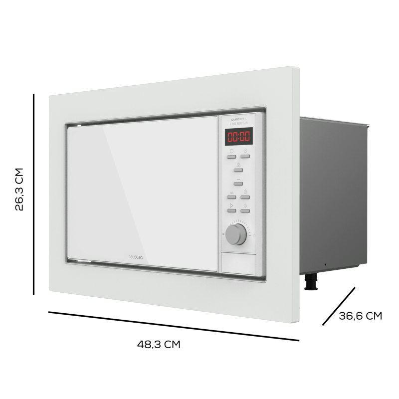 Microondas encastrable GrandHeat 2350 Built-In White