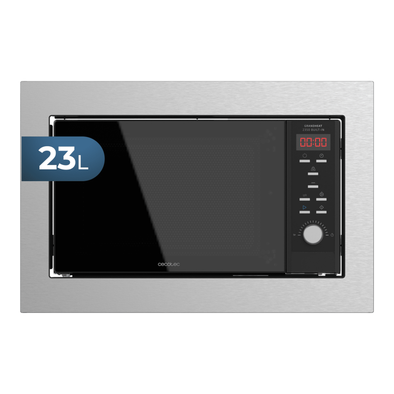 Microondas encastrable GrandHeat 2350 Built-In Steel Black