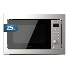 Microondas encastrable GrandHeat 2500 Built-In Steel Black